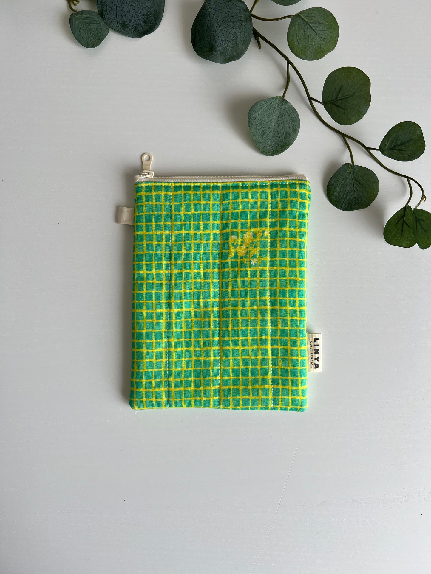 E-reader sleeve 6" gequilt - Windowpane