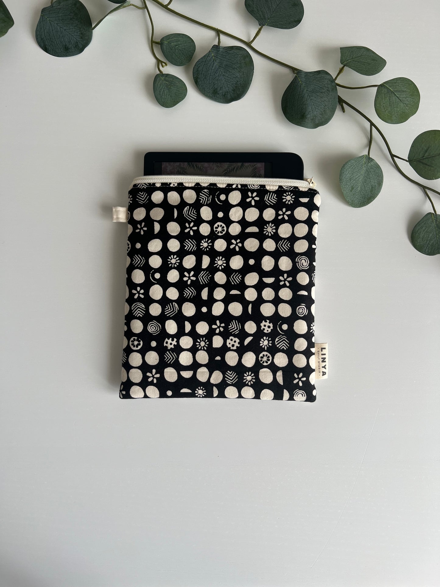 E-reader sleeve 7" gequilt - Homestead
