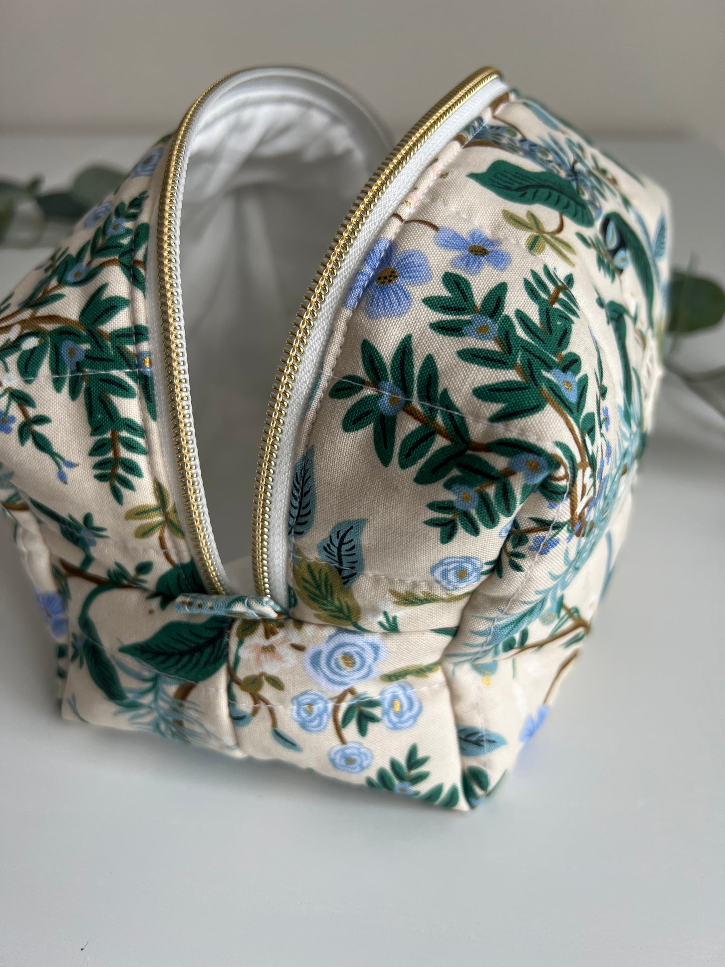 Boxy bag M | gequilt | Vintage garden