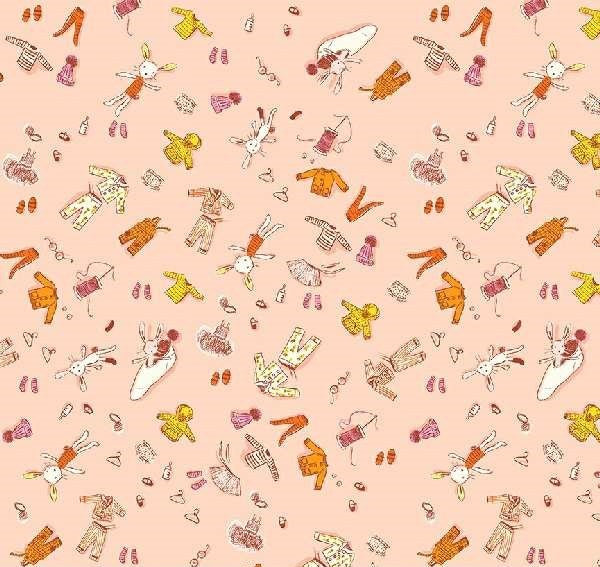 Lucky Rabbit - Doll Clothes - Pink