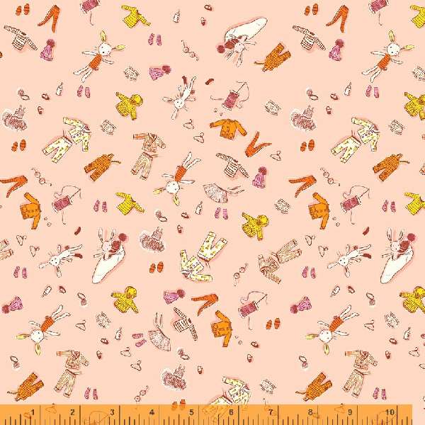 Lucky Rabbit - Doll Clothes - Pink