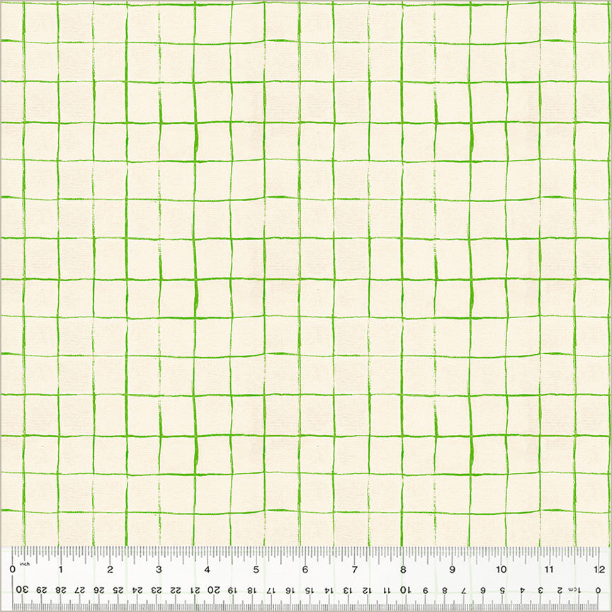 By Hand - Drawn plaid - cotton