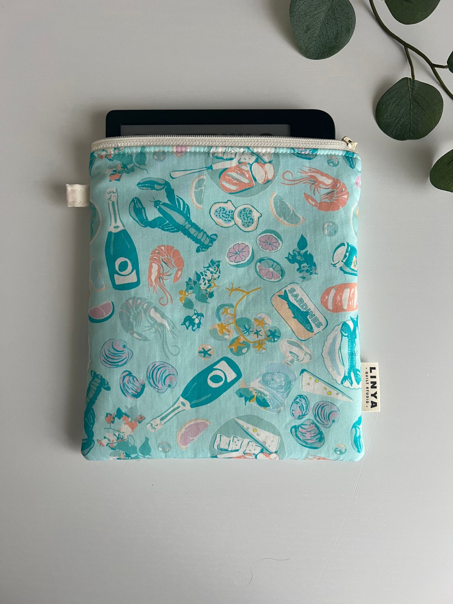 E-reader sleeve 7" - Champagne picknick