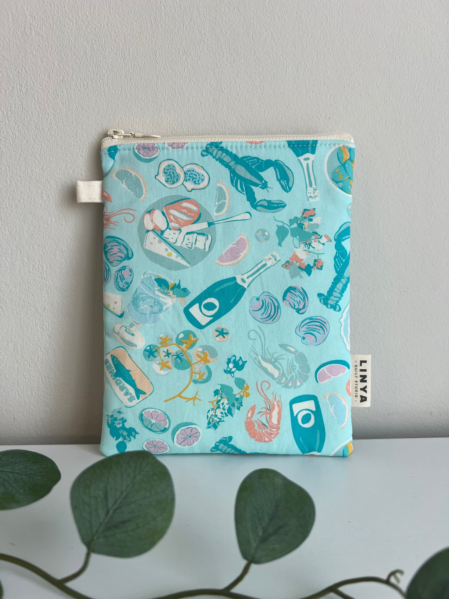 E-reader sleeve 6" gevoerd - Champagne picknick