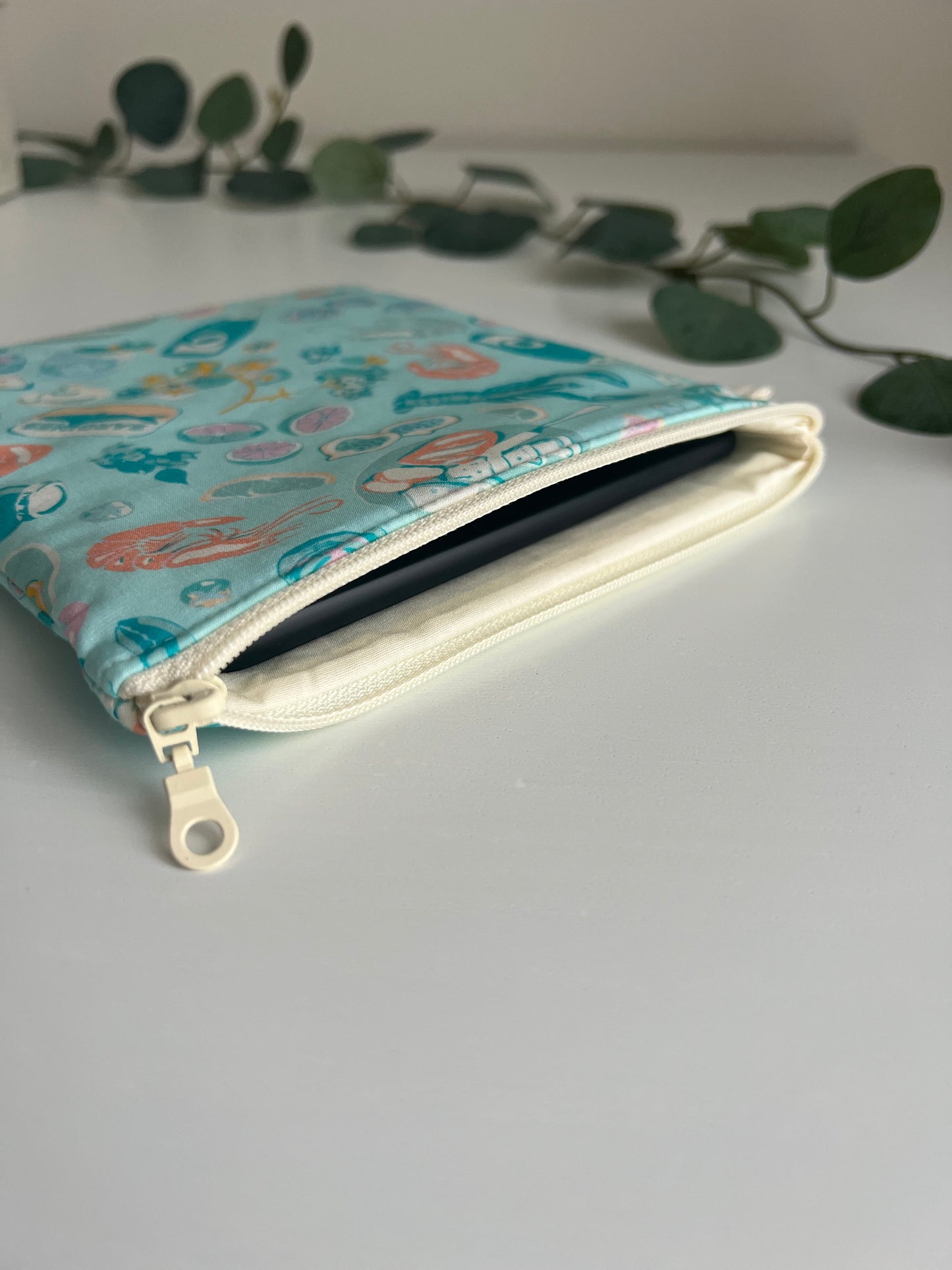 E-reader sleeve 7" - Champagne picknick