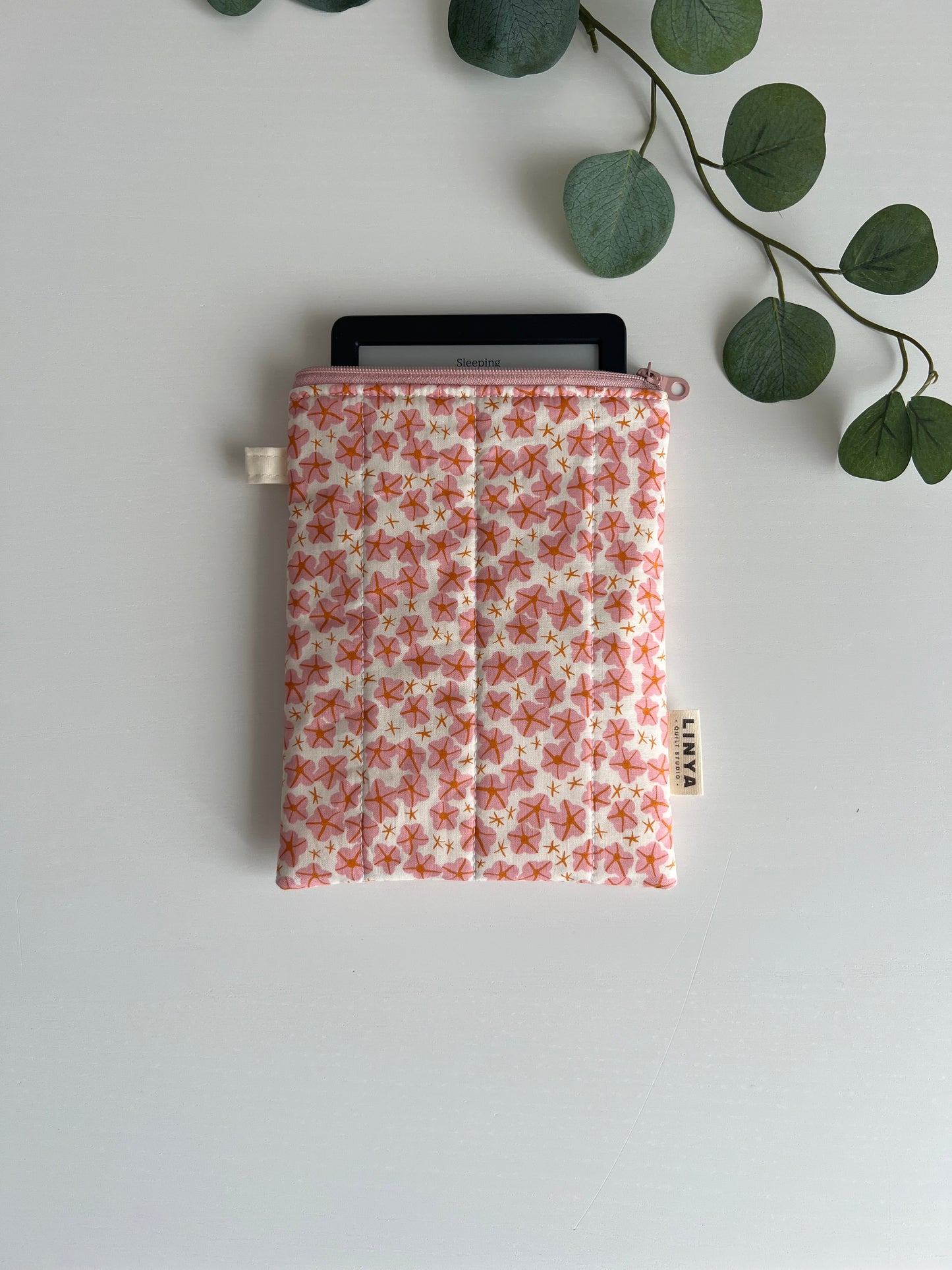 E-reader sleeve 6” gevoerd - Moonflower
