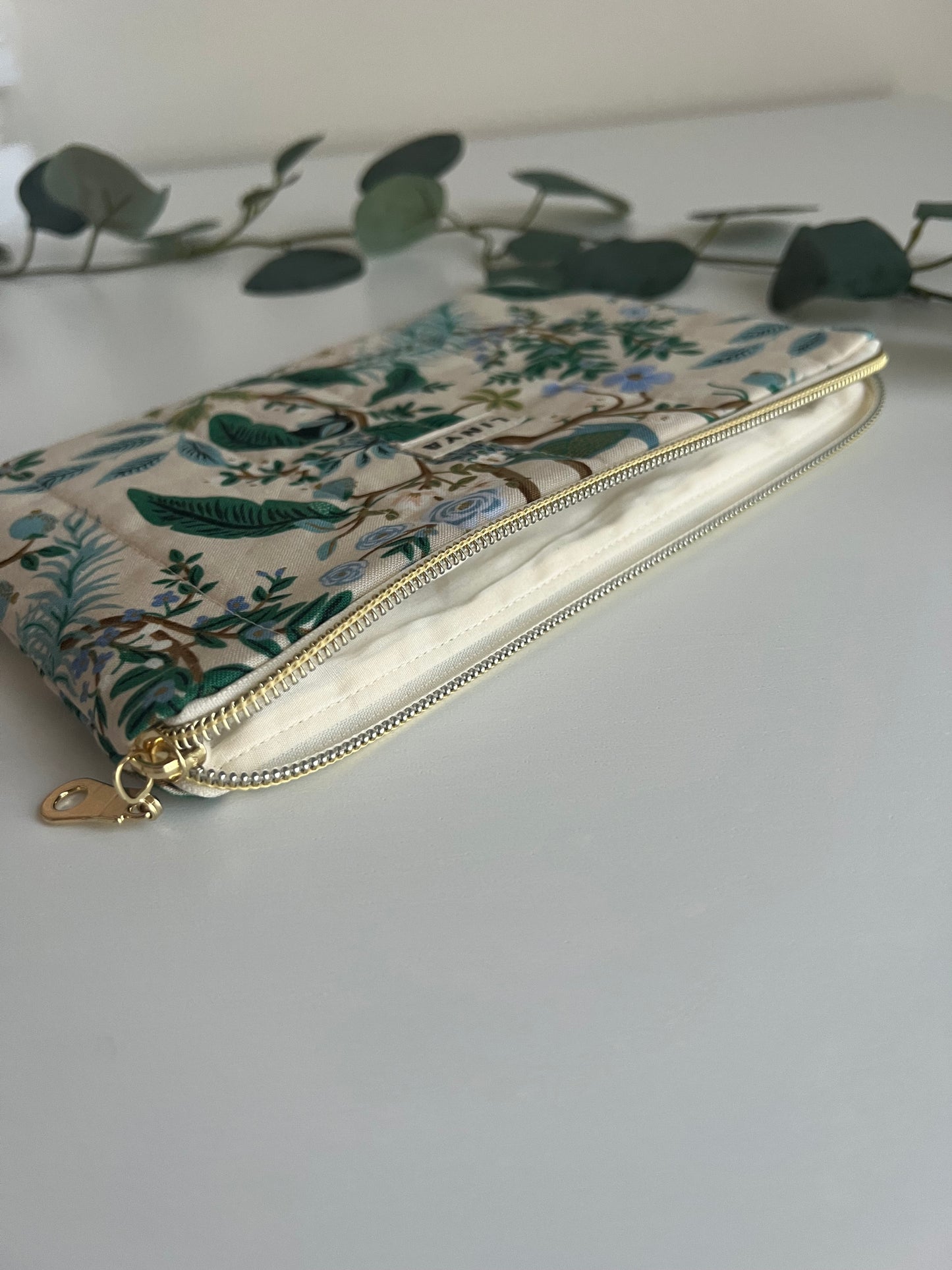 iPad mini sleeve gequilt - Vintage garden