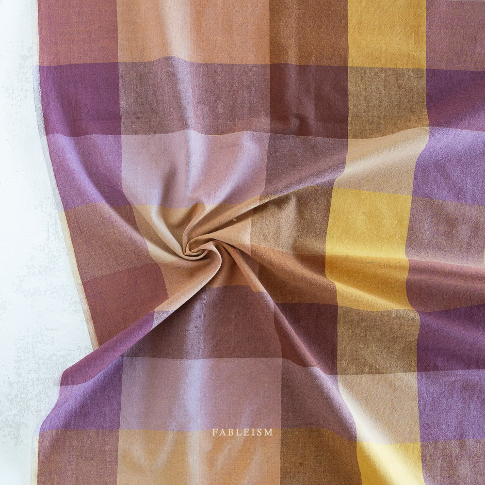 Golden Hour - Daisy Plaid in Rose Gold