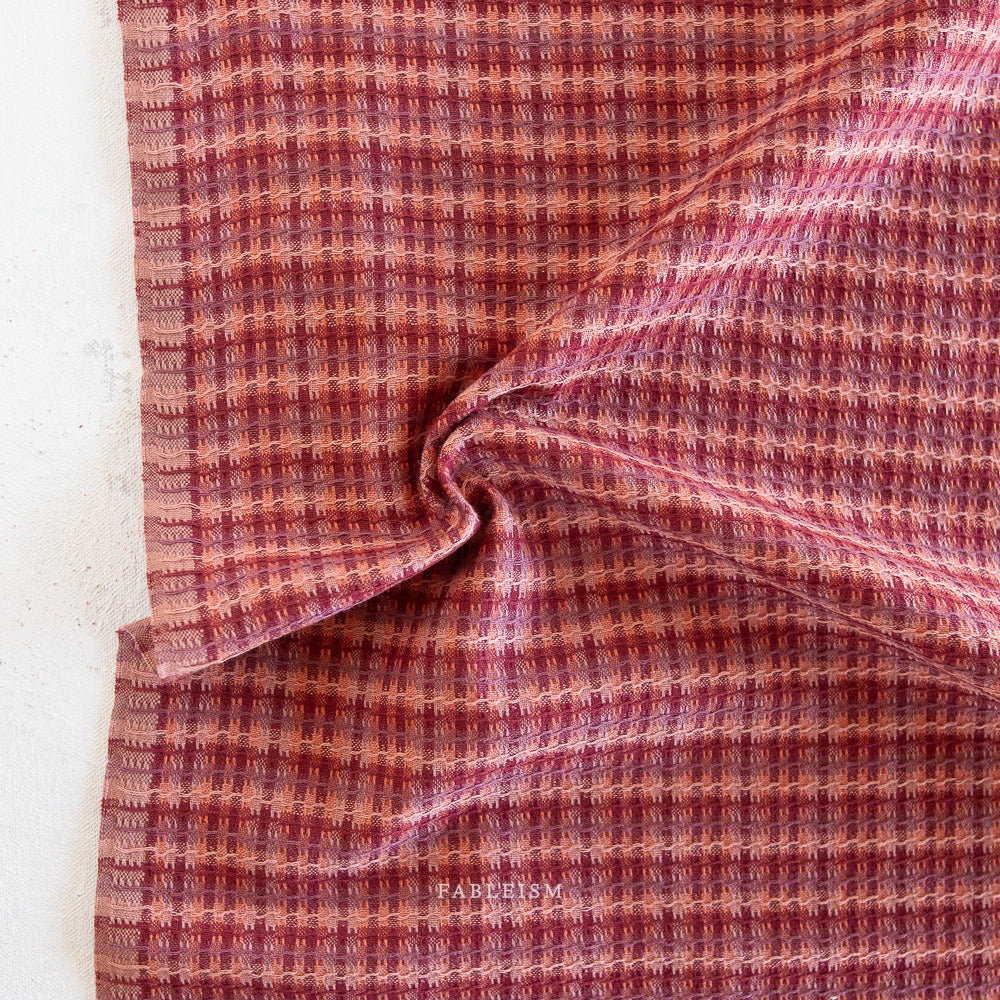 Golden Hour - Tweed Weave in Rosebed