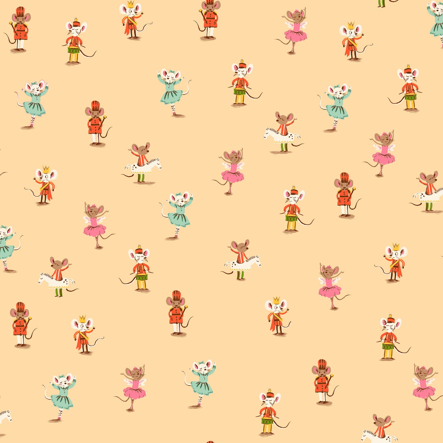 Studio Edit - Nutcracker Mice Peach