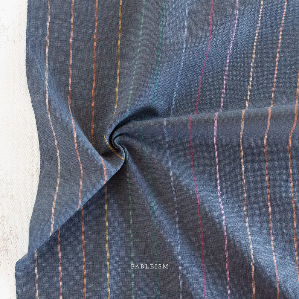Lucky Loom - Skinny Stripe in Dark Rainbow (REVERSIBLE)