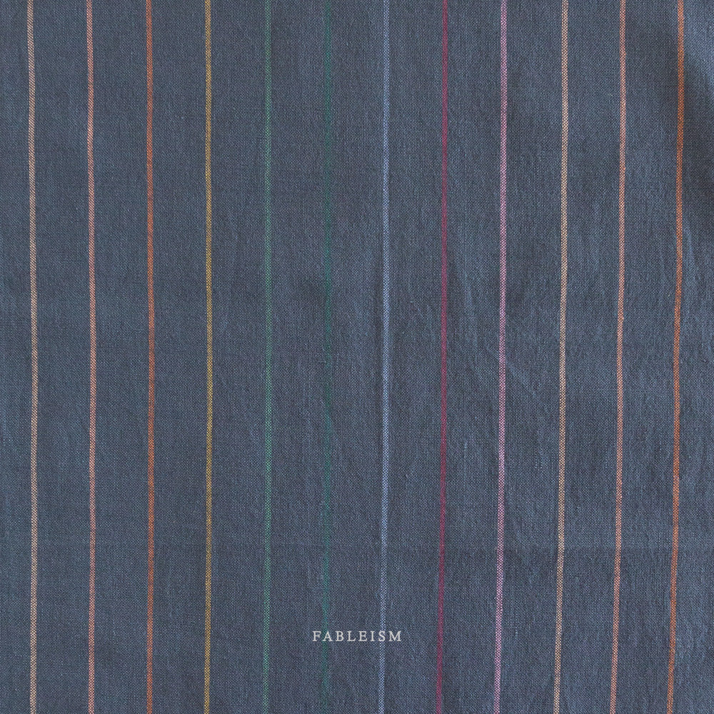 Lucky Loom - Skinny Stripe in Dark Rainbow (REVERSIBLE)