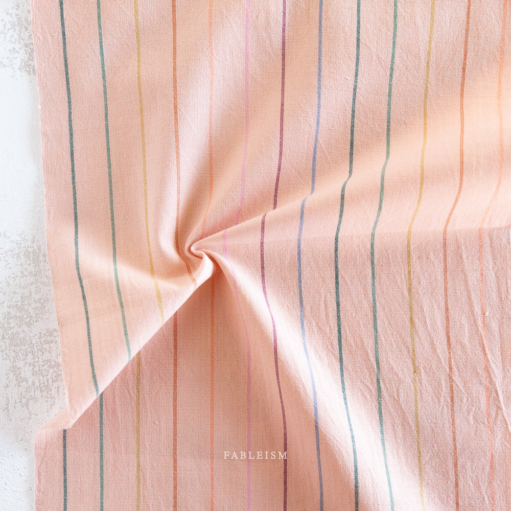 Lucky Loom - Skinny Stripe in Shell (REVERSIBLE)