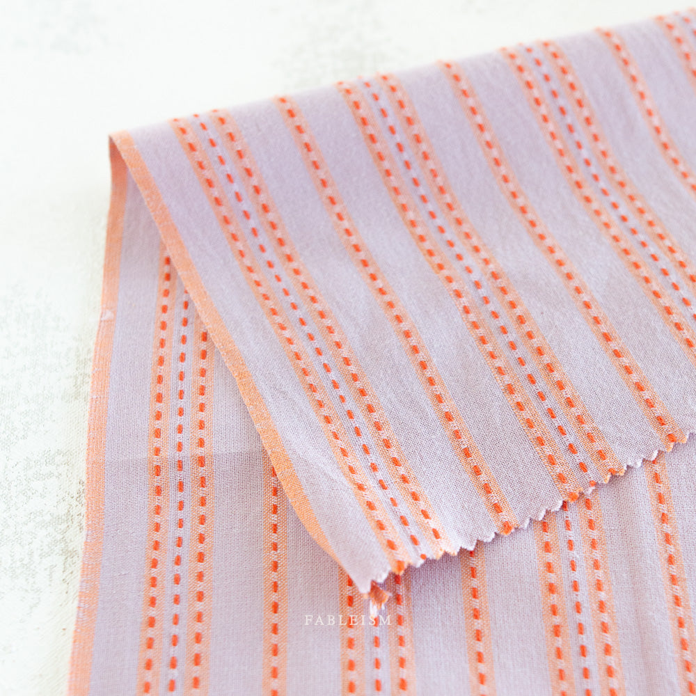Lucky Loom - Stitch Stripe in Lavender (REVERSIBLE)