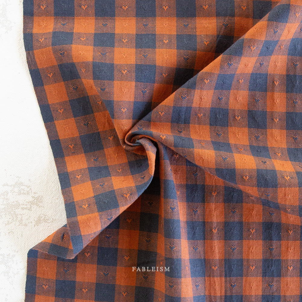 Queen of Hearts - QH-GH55-07-SUNDAY-BEST - Dobby Hearts Gingham in Sunday Best