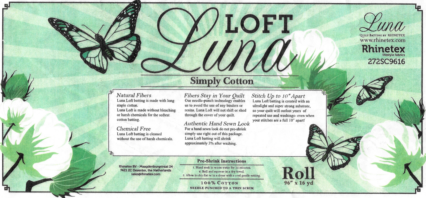 Loft Luna - Simply Cotton - Tussenvulling 100% katoen
