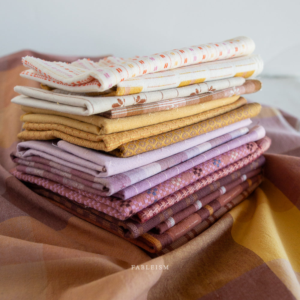 Golden Hour - Tweed Weave in Rosebed