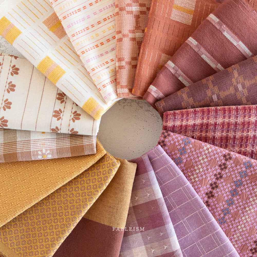 Golden Hour - Tweed Weave in Rosebed