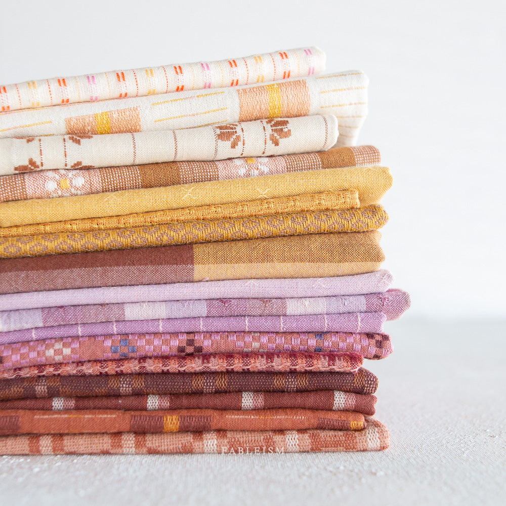 Golden Hour - Tweed Weave in Rosebed