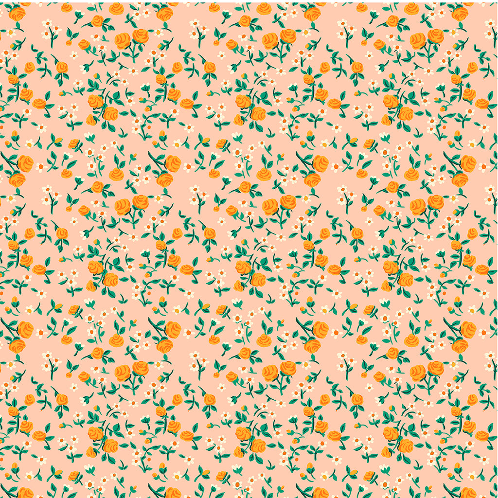 By Hand - Mousy floral - Blush