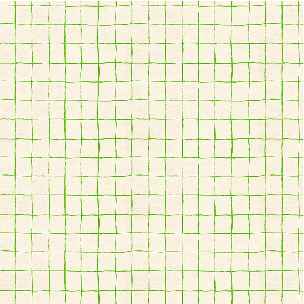 By Hand - Drawn plaid - cotton
