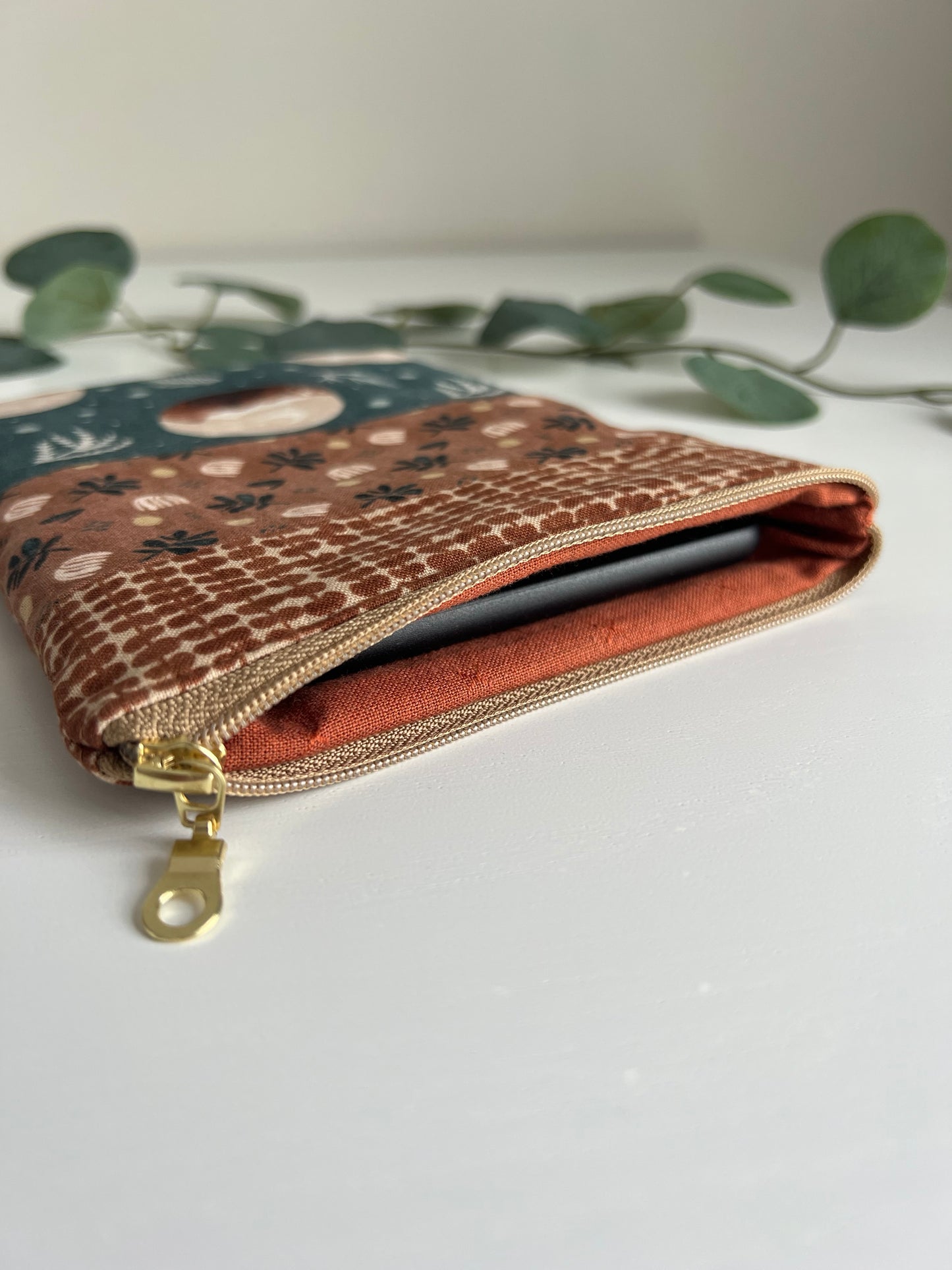 E-reader sleeve 6" patchwork - Mr Moon Prefect days