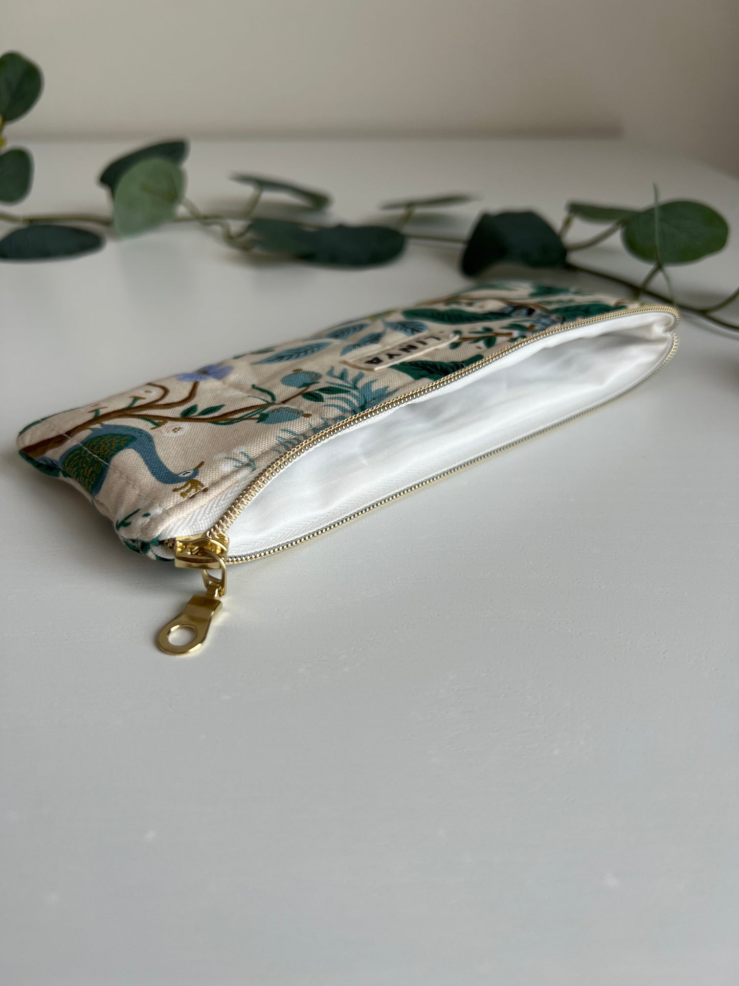 Brillen hoesje gequilt - Vintage garden