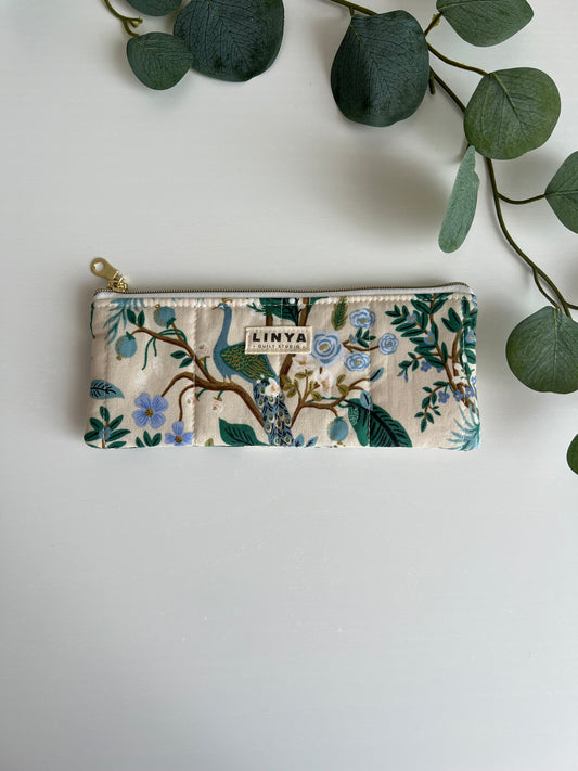 Brillen hoesje gequilt - Vintage garden
