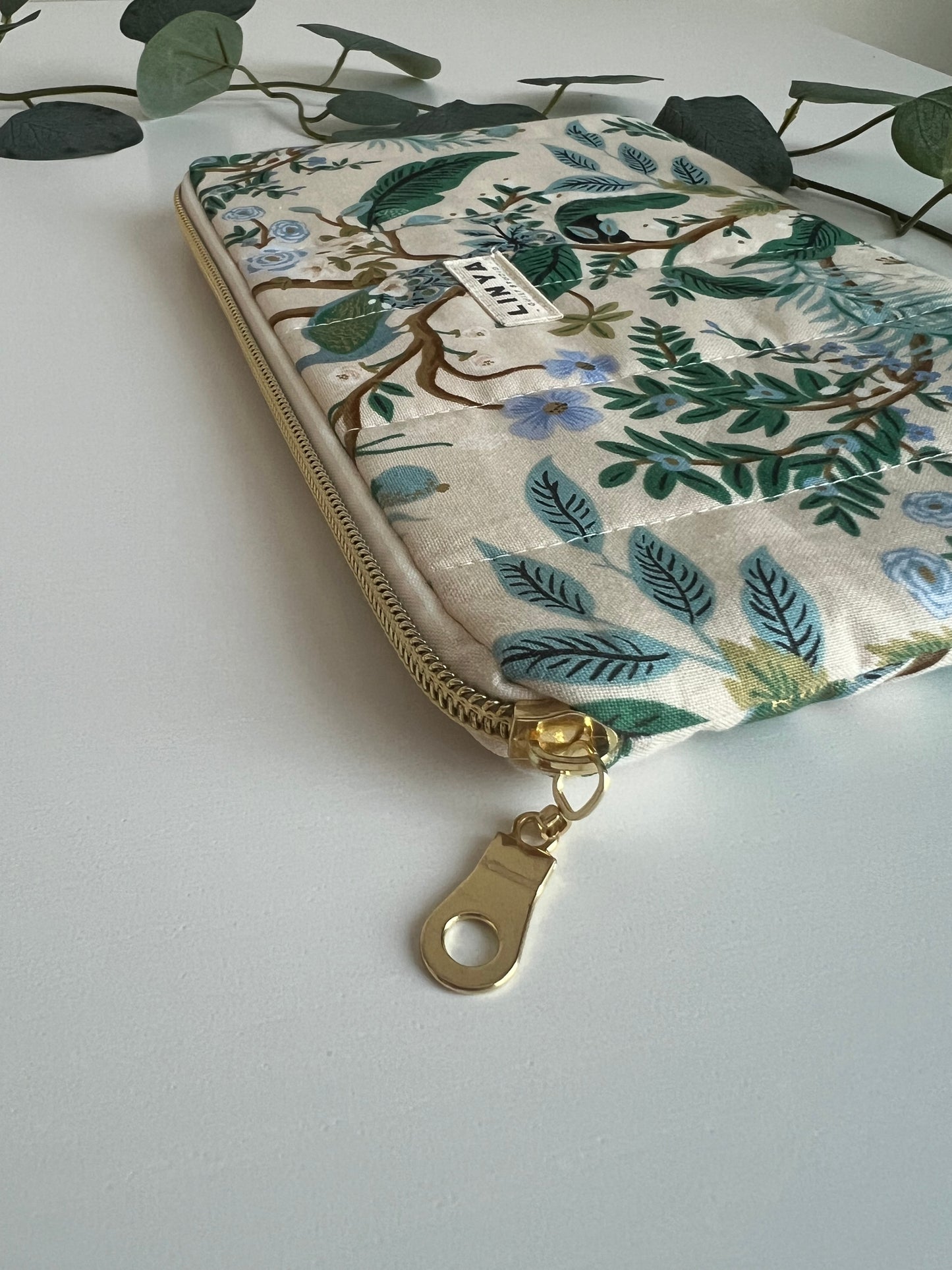 iPad mini sleeve gequilt - Vintage garden