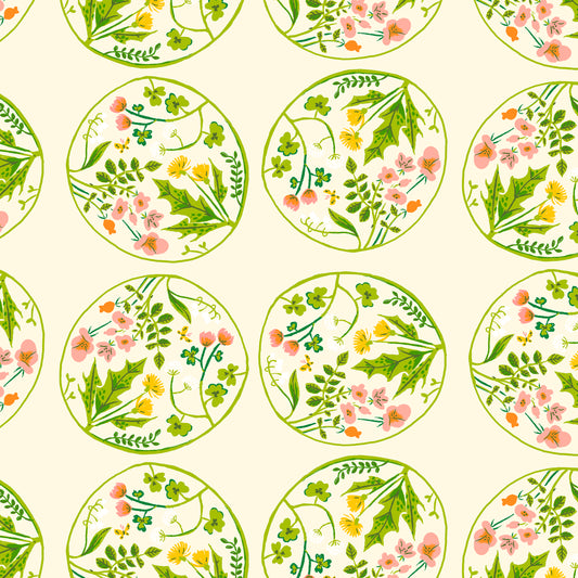 Studio Edit - Floral Wreaths Cream