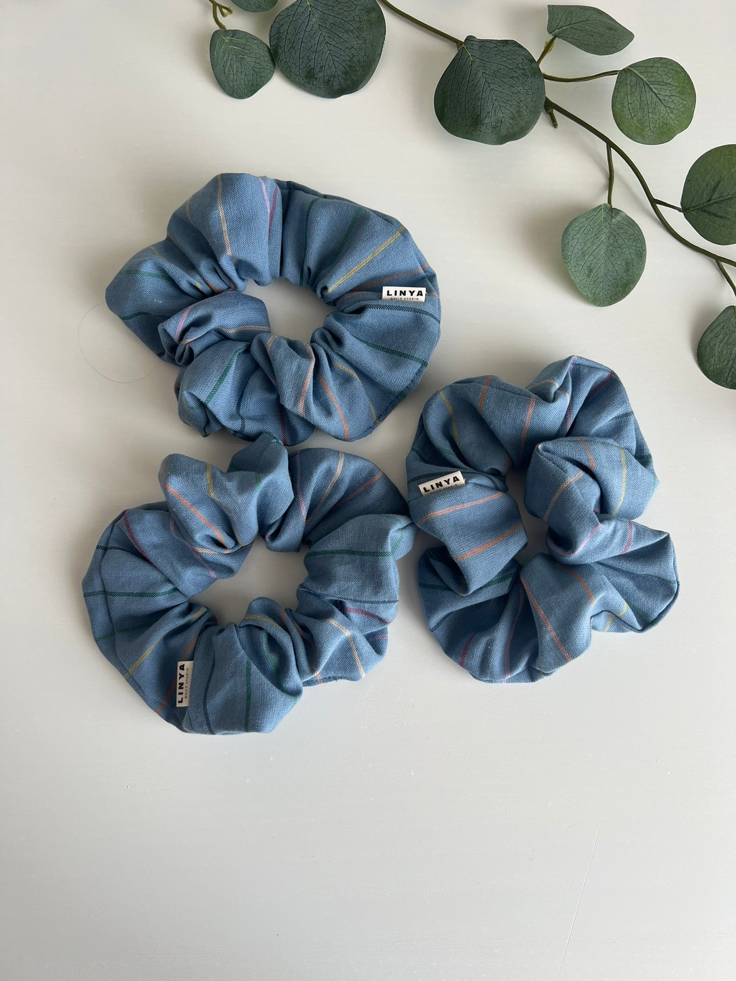 Scrunchie | Medium | Skinny Stripe Luna
