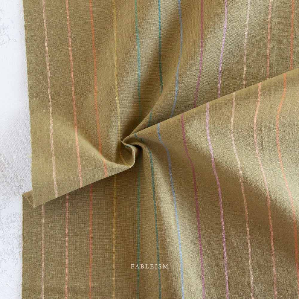 Lucky Loom - Skinny Stripe in Clover (REVERSIBLE)