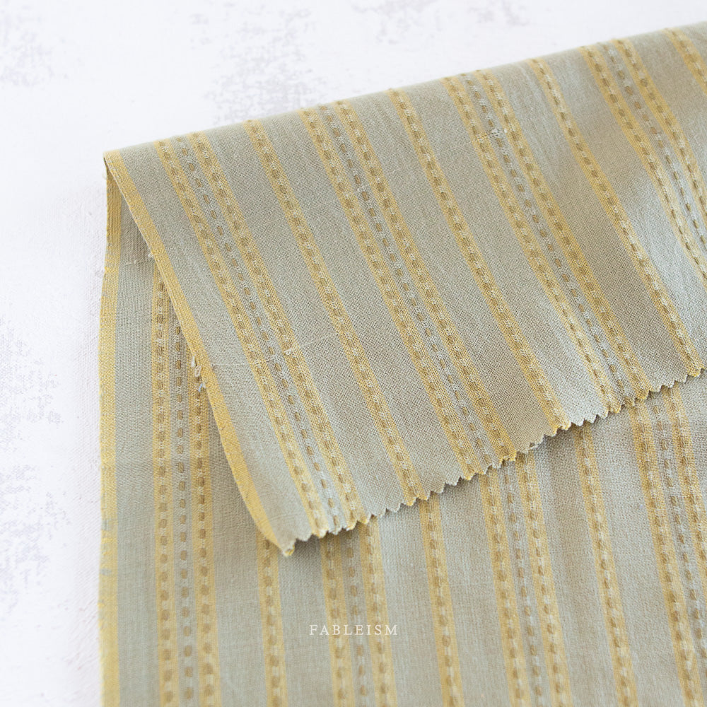 Lucky Loom - Stitch Stripe in Sage (REVERSIBLE)