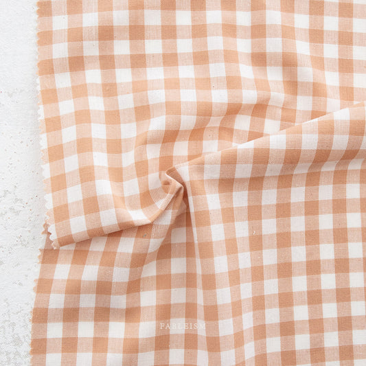 Fableism quiltstof Camp Gingham merit pink